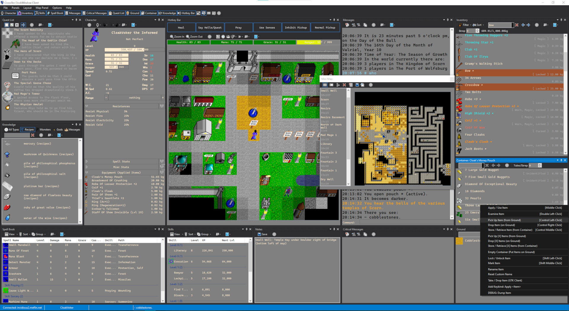 win32 gtk client screen shot