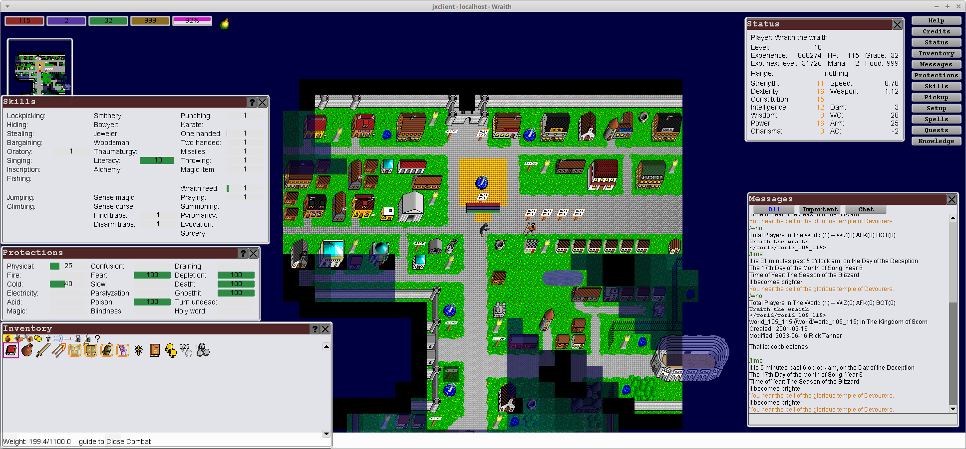 JX Client screen shot