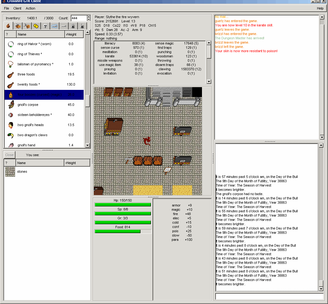 win32 gtk client screen shot